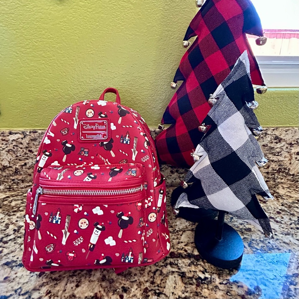 Loungefly Disney “Snacks” Holiday 🎄 Backpack